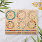 Compact Beading Mat Wood Bead Board for DIY Craft Jewelry Making Beading Tray