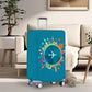 Thicker Luggage Cover Elastic Suitcase Cover Fits 18-21inch Travel Washable Cover-Green