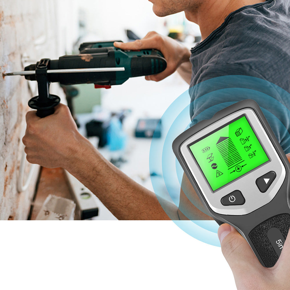5 in 1 Stud Finder Wall Scanner with 5 Modes and LCD Display Electronic Stud Sensor for Home
