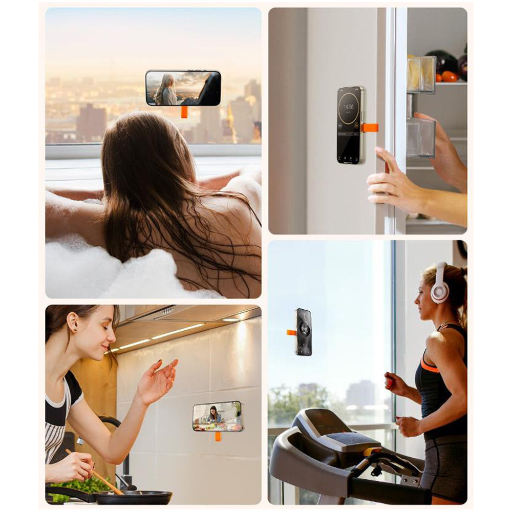 Silicone Suction Cup Magnetic Phone Mount MagSafe Grip Holder