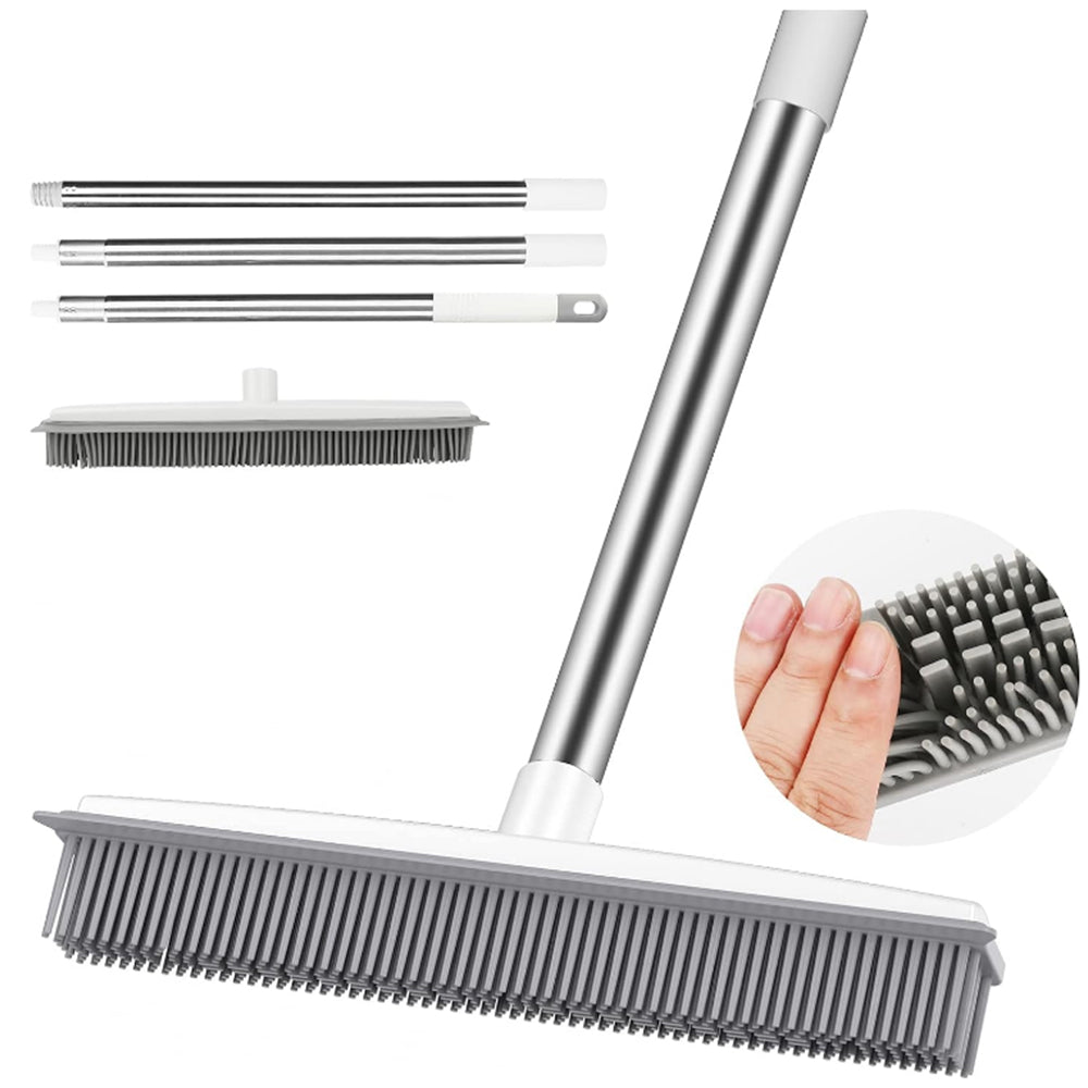 Detachable Hair Removal Rubber Broom