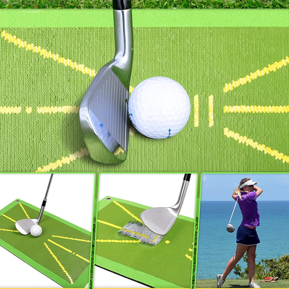 Golf Training Mat Set for Swing Detection