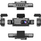 4-Channel WiFi Dash Cam with 64GB Memory Card Night Vision Car Recorder 1080P Car Camera 480P Dash Camera
