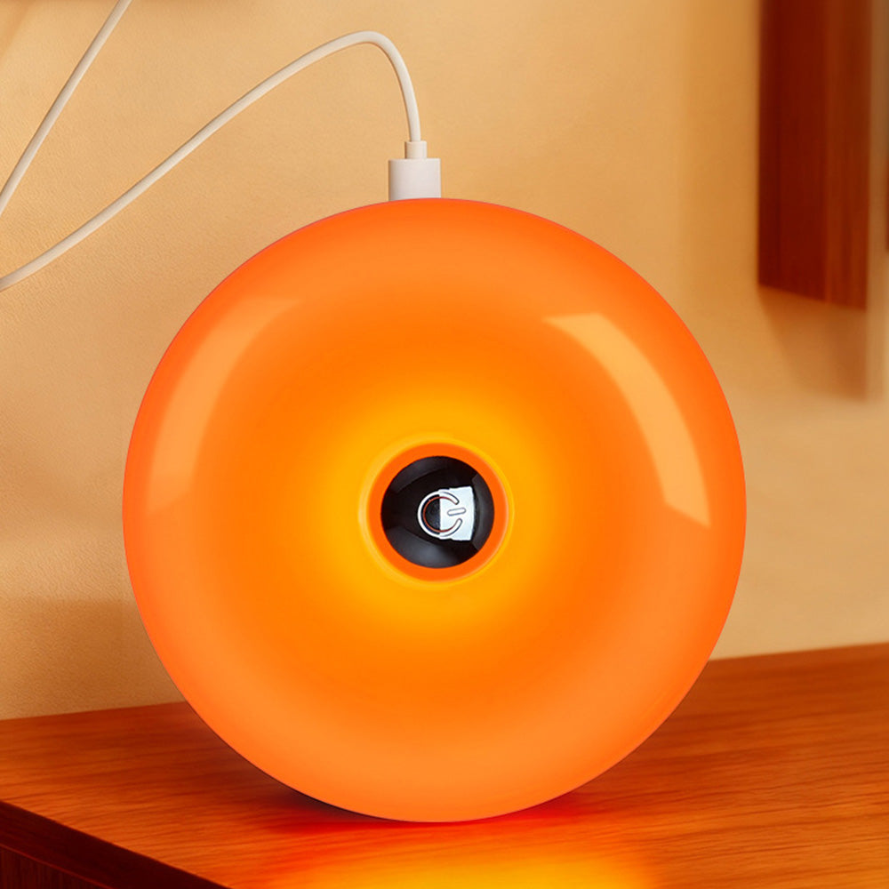Rechargeable Donut Table and Wall Lamp with Touch Dimming
