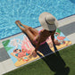Summer Pool Floor Mat Non Slip Diatomite Mat for Outdoor Patio Beach
