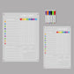 Acrylic Chore Chart Board Clear Dry Erase Checklist Chore Boars For Family Reward Chart