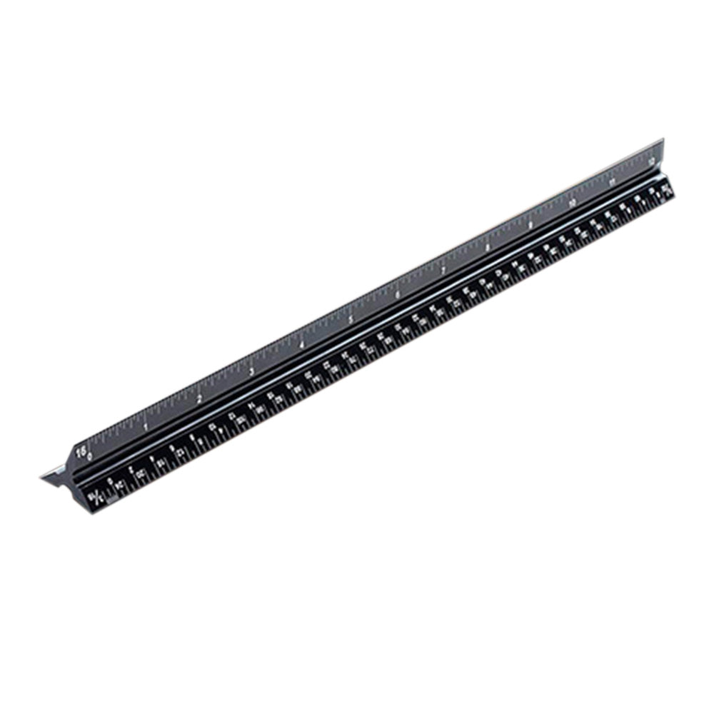 Aluminum Triangular Scale Ruler for Architects and Engineers