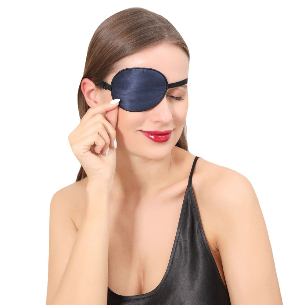 2Pcs Mulberry Silk Elastic Amblyopia Strabismus Lazy Eye Patch