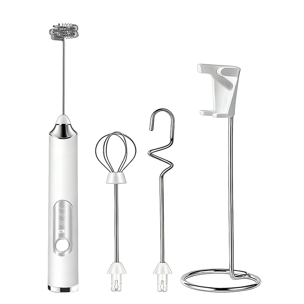 3 in 1 Milk Frother Electric Coffee Stirrers for Coffee Latte Oat Milk