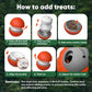 Slow Feeder Dog Toy Rolling Food Ball Pet Training Interactive Treat Toy