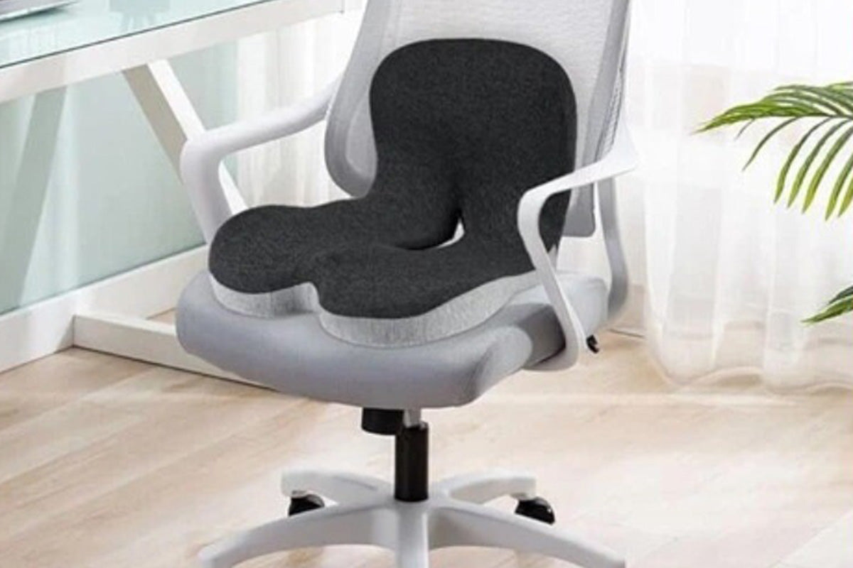 1 Piece Memory Foam Seat Cushion Ergonomic Back Support