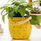2-In-1 Resin Flower Pot with Drainage Hole