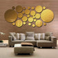 26Pcs Acrylic Round  Mirror Wall Decor Stickers Removable Adhesive Wall Decals