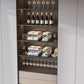 Refrigerator Organizer Bin Adjustable Width Soda Can Storage Rack Container Drink Dispenser