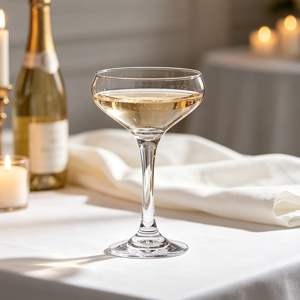 6Pcs Martini Coupe Cocktail Glass Set 235ml
