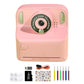 Kids Instant Print Camera with 32GB Memory Card and 5 Rolls Print Paper