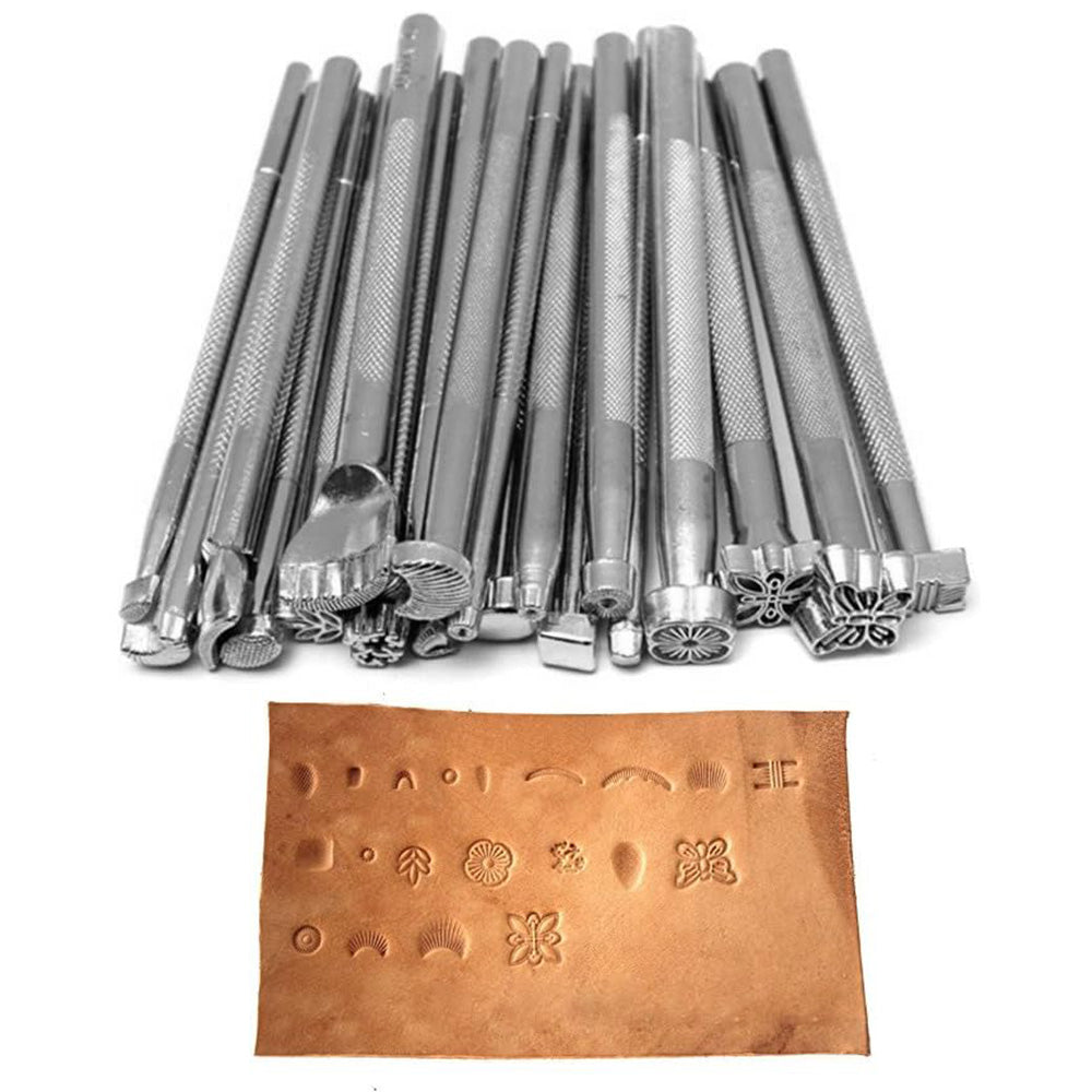 20 Piece Leather Working Saddle Making Tools for DIY Bags Belts Wallets