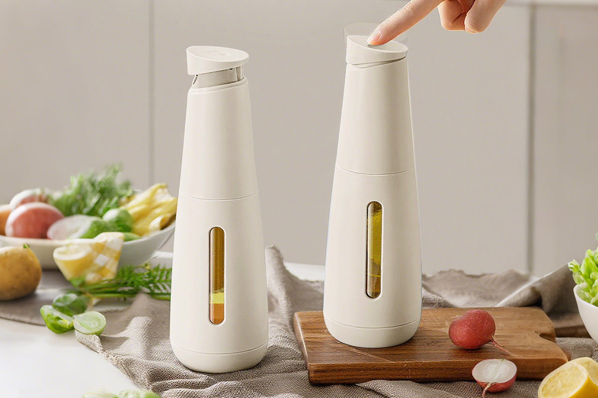 Press Automatic Opening and Closing Oil Bottle 470ml Kitchen Sauce Bottle