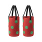 2Pcs 3 Gallon Grow Bag for Strawberry Vegetables with 12 Planting Holes