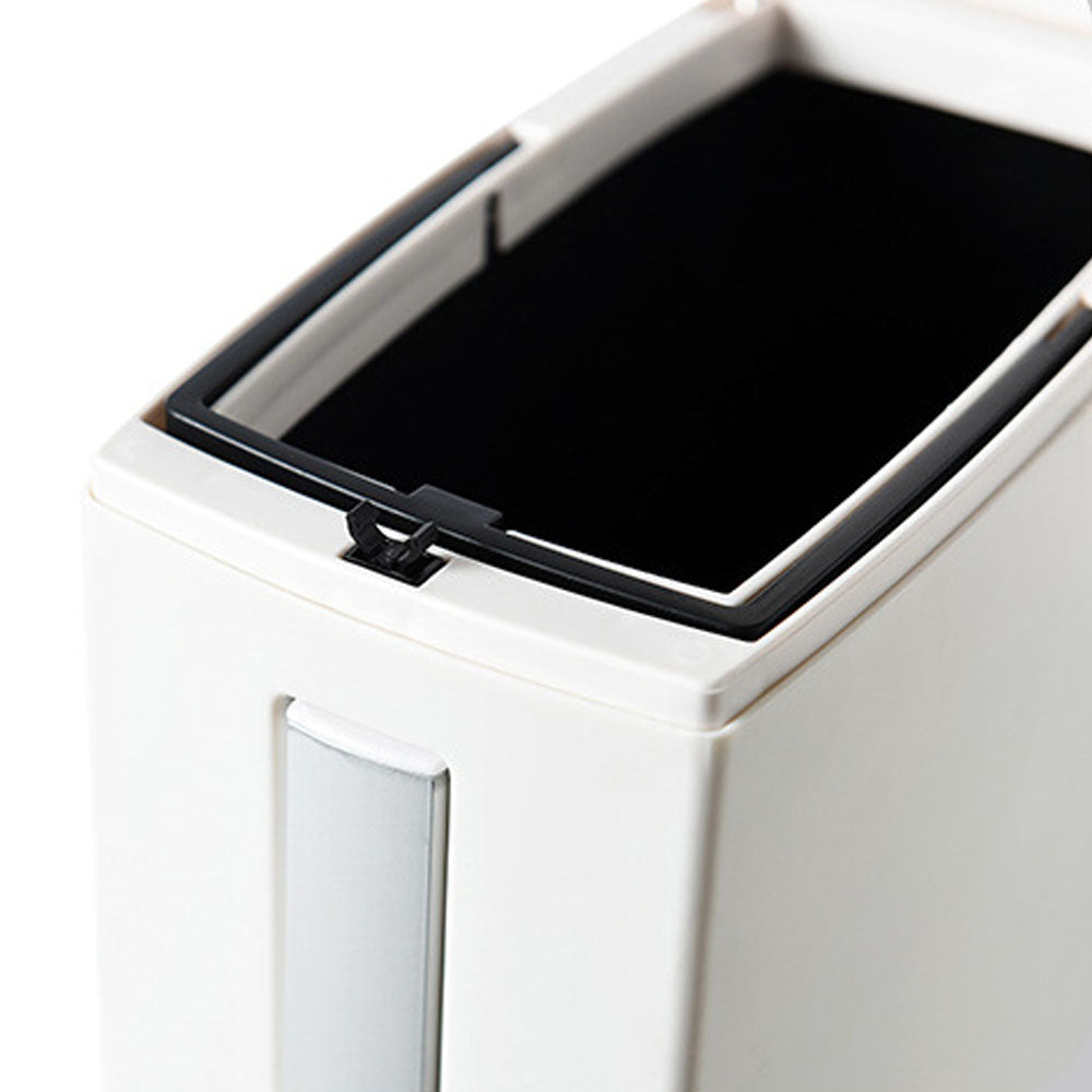 Slim Bathroom Trash Can Toilet Brush Set Waste Bin Toilet Brush Holder
