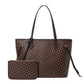 Women's Large Travel Tote Bag with Wallet