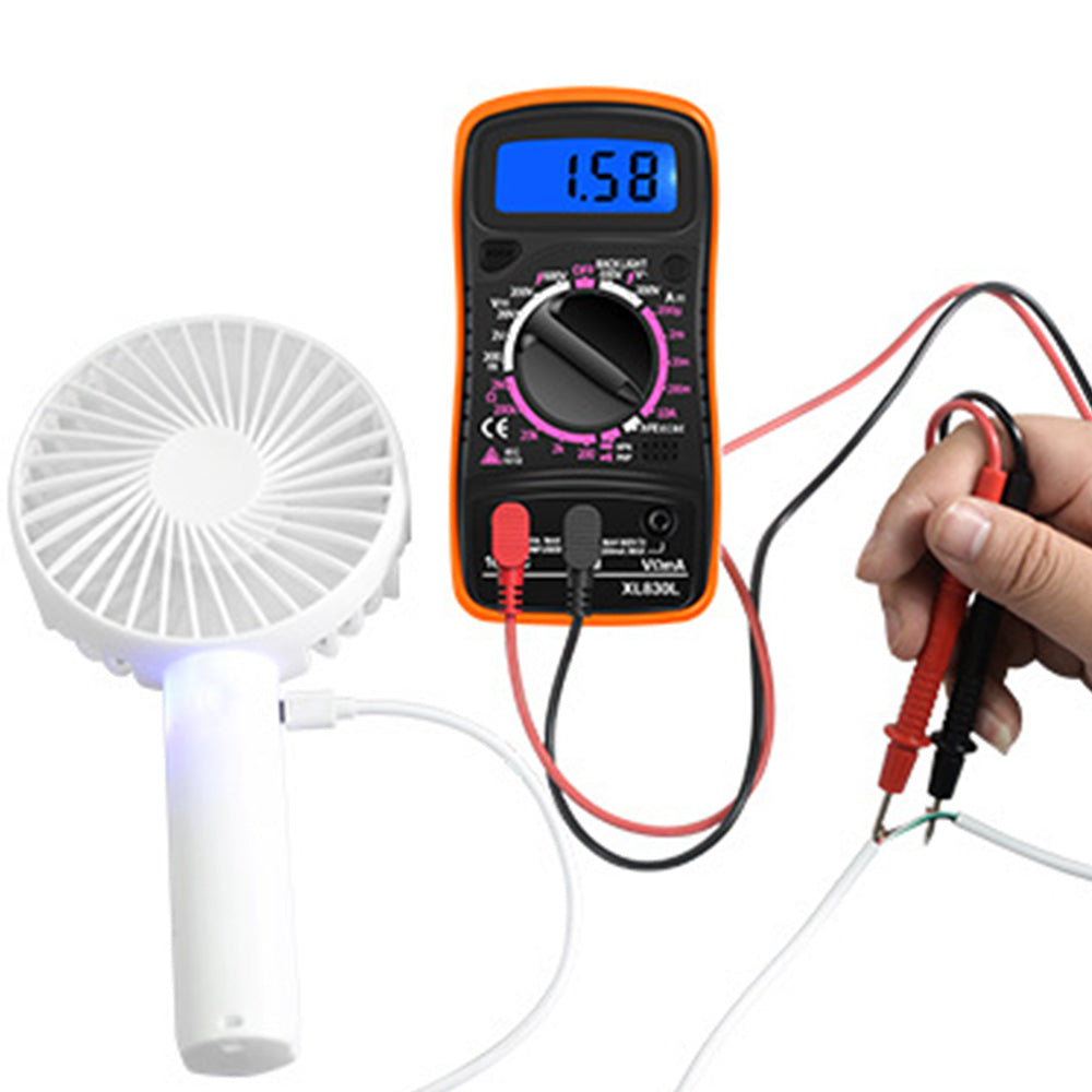 Digital Multimeter DC AC Voltmeter and Ohm Volt Amp Meter for Voltage Current Resistance
