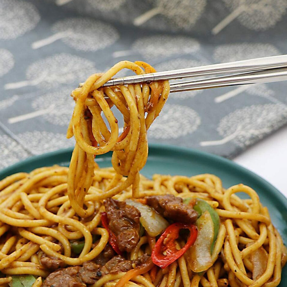 10 Pairs Stainless Steel Chopsticks