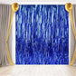 2Pcs 2m Metallic PET Foil Fringe Door Curtains for Party Backdrops