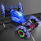 2.4GHz RC Stunt Car Toy With Light Music Xmas Gift Drift Twist Car Toy