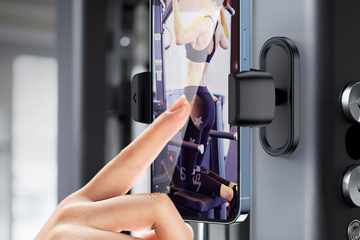 Car Gym Magnetic Phone Holder 360 Adjustable Mount Compatible with 5.8-9.5cm Smartphones