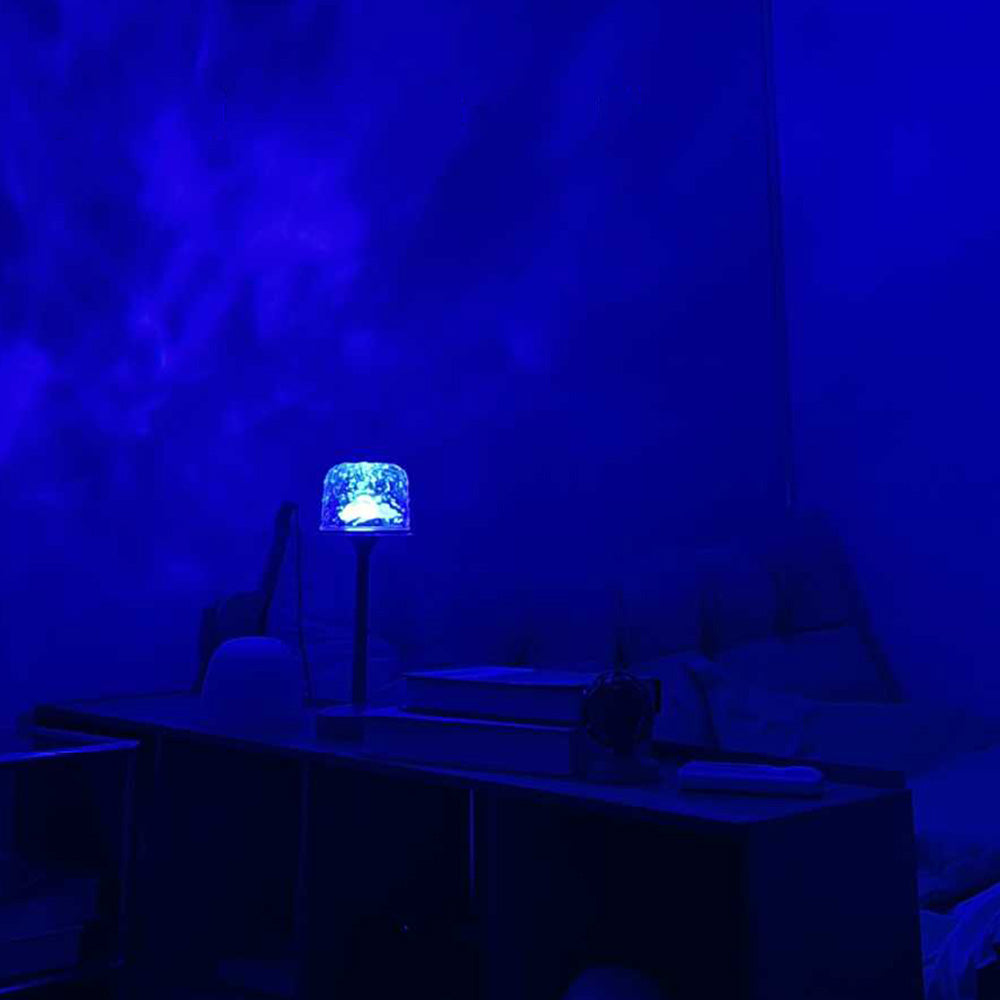 Shower Lamp Waterproof Bathroom Lamp with 16 Colour Ocean Wave Projector