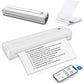 Wireless Bluetooth Portable A4 Thermal Mobile Printer with 100Pcs Thermal Paper