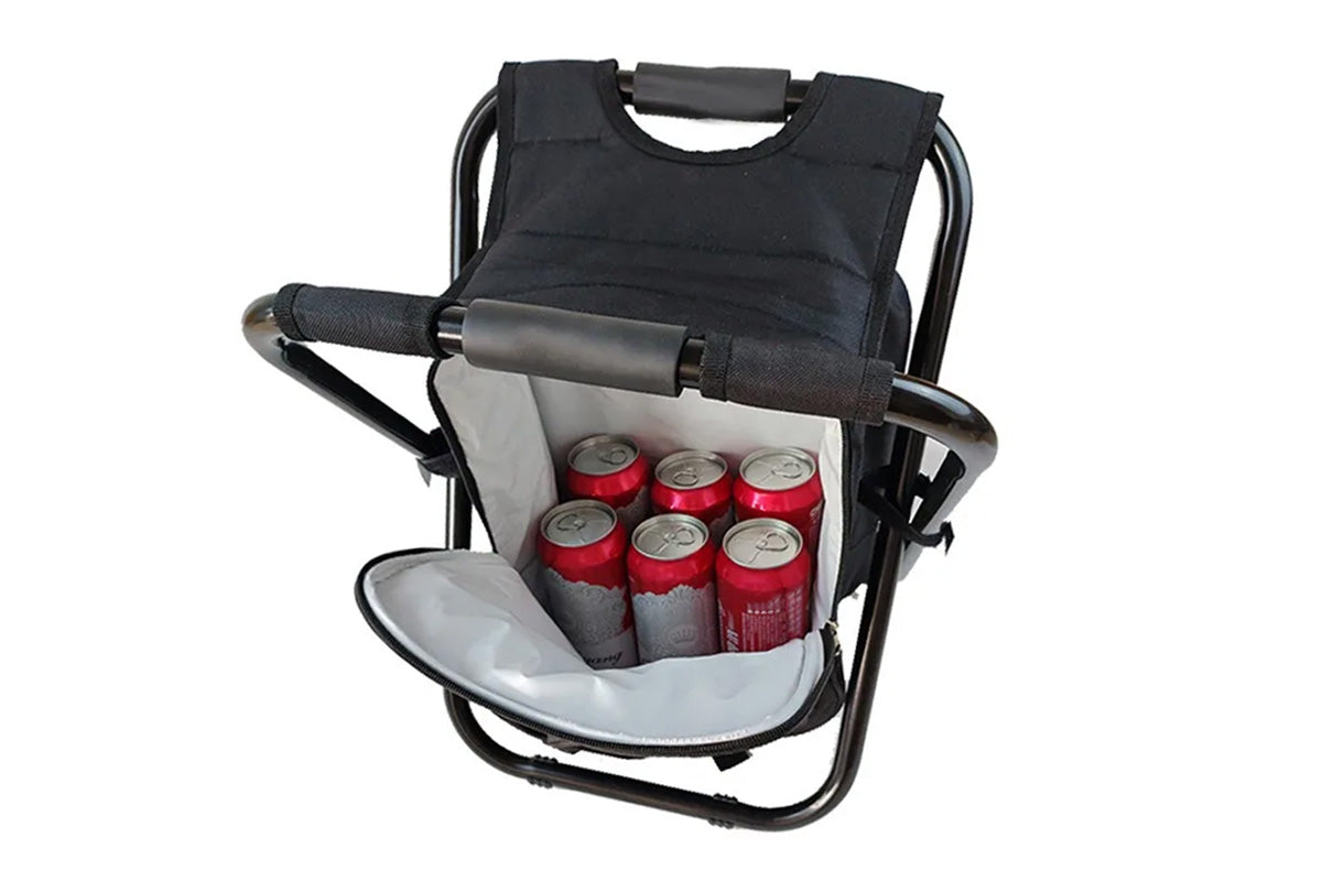 Portable Cooler Stool Multi-Function Folding Fishing Chair