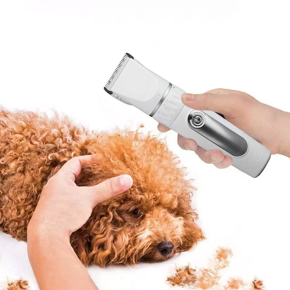 Electric Dog Cat Clippers Grooming Kit Cordless Pet Hair Trimmer Set
