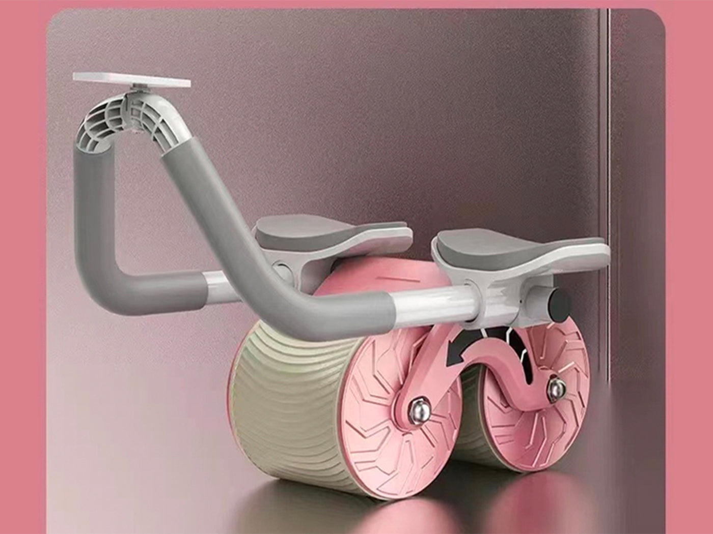 Automatic Rebound Ab Abdominal Roller Wheel with Timer