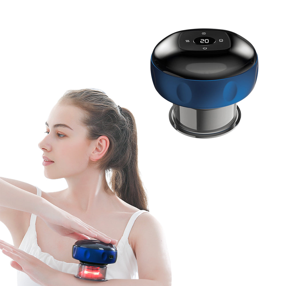3-in-1 Electric Cupping Massager with Heat and Scraping