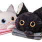 3-in-1 Pillow Blanket Hand Warmer Cat Head Shaped Cushion