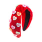 Love Heart Wide Knot Headbands for Women and Girls