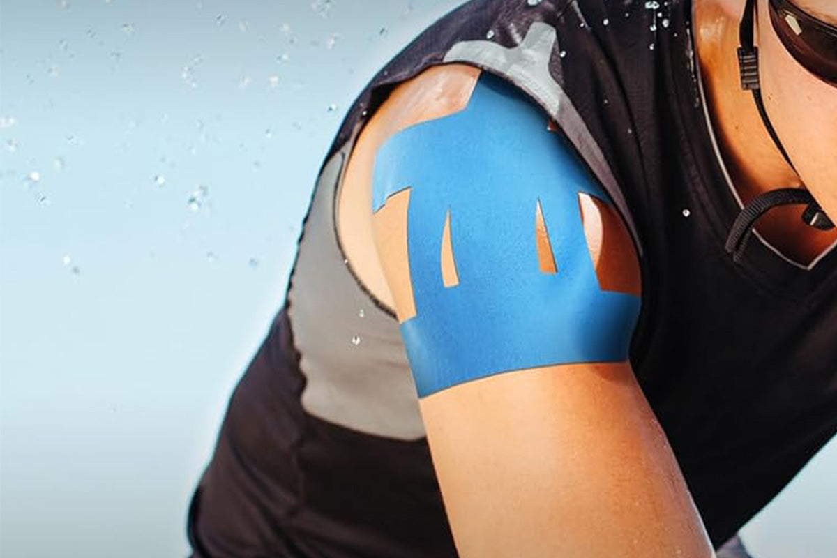 20PCS Kinesiology Tape For Shoulder Precut Enhance Elastic Sports Tape For Shoulder Support -Cuticolor