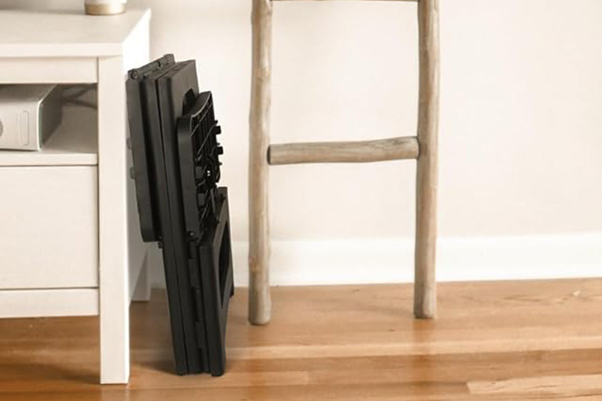 Folding 2 Step Stool Non Slip Portable Footstool Dual Heights Holds 300g