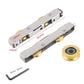 2 PCS Stainless Steel Sliding Door Roller Durable Bottom Guide Wheel for Glass Door
