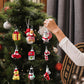 Glass Painted Christmas Ornaments Christmas Tree Hanging Decorations