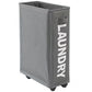 39 x18.5x58CM Foldable Laundry Washing Clothes Storage Bag With Universal Wheels