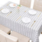 2-Pack PVC Tablecloth Waterproof Oilproof Checkered Pattern