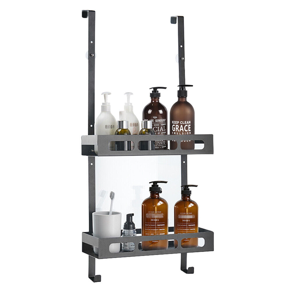 2 Tiers Bathroom Hanging Storage Rack