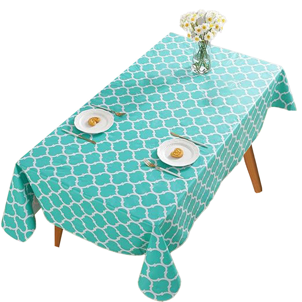 Moroccan Pattern Tablecloth Rectangle Dining Table Cover Christmas Party Decor