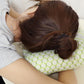 Square Ear Piercing Pillow for Side Sleepers with Central Ear Hole