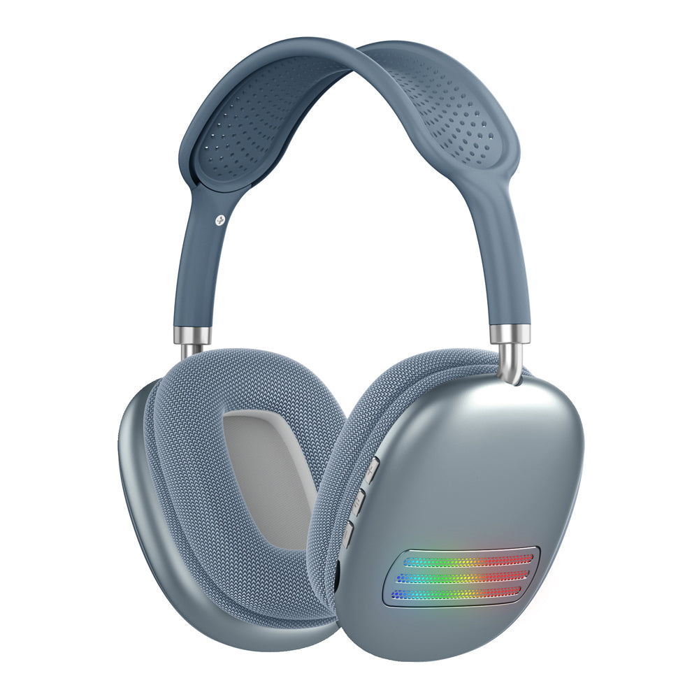LED Wireless Headphones Bluetooth Noise Cancelling Stereo Headset