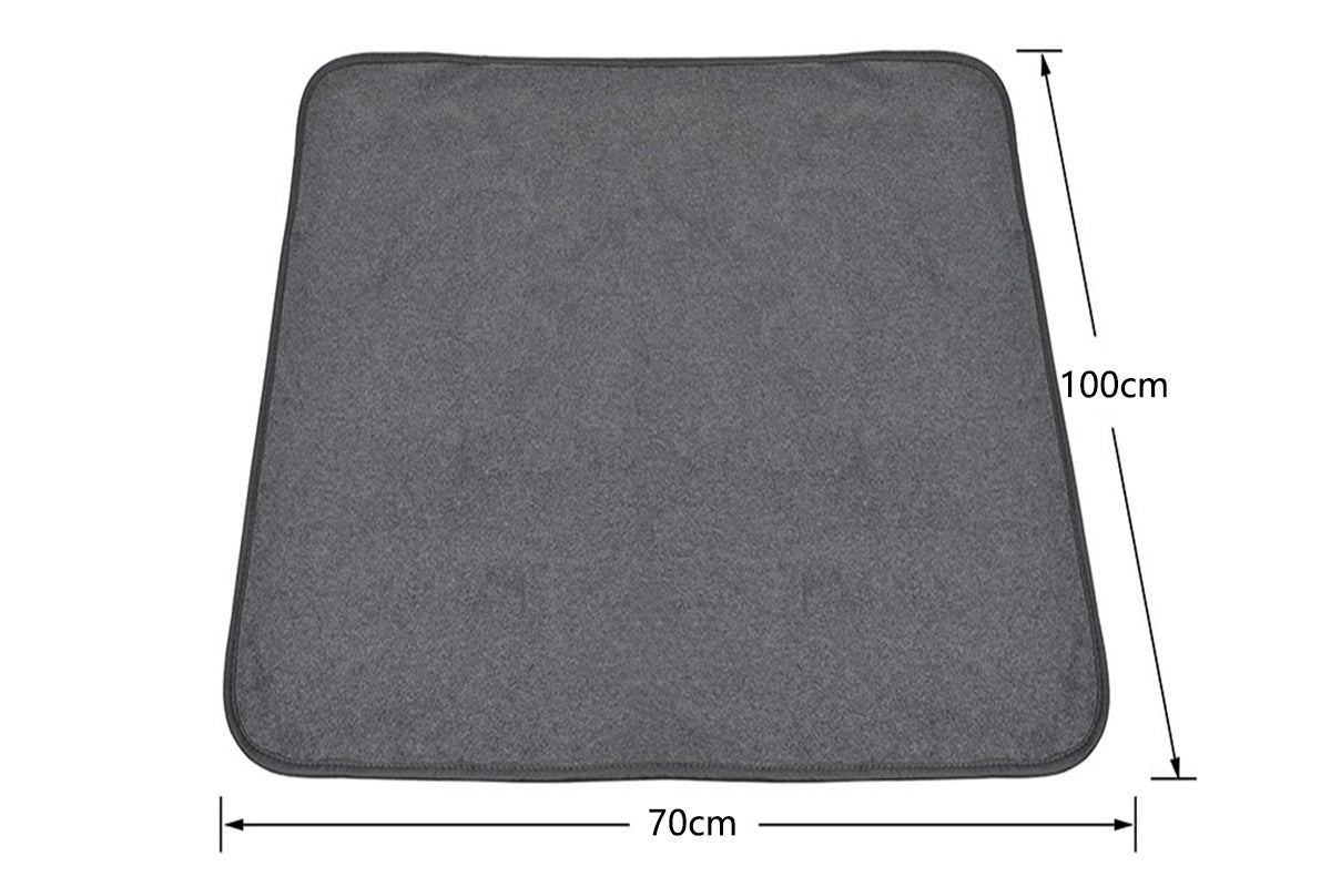 Coral Fleece Washable Dog Mat Non Slip Reusable Pee Pad for Pets