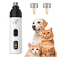 Electric Pet Nail Grinder 2-Speed Toenail Grooming Grinder
